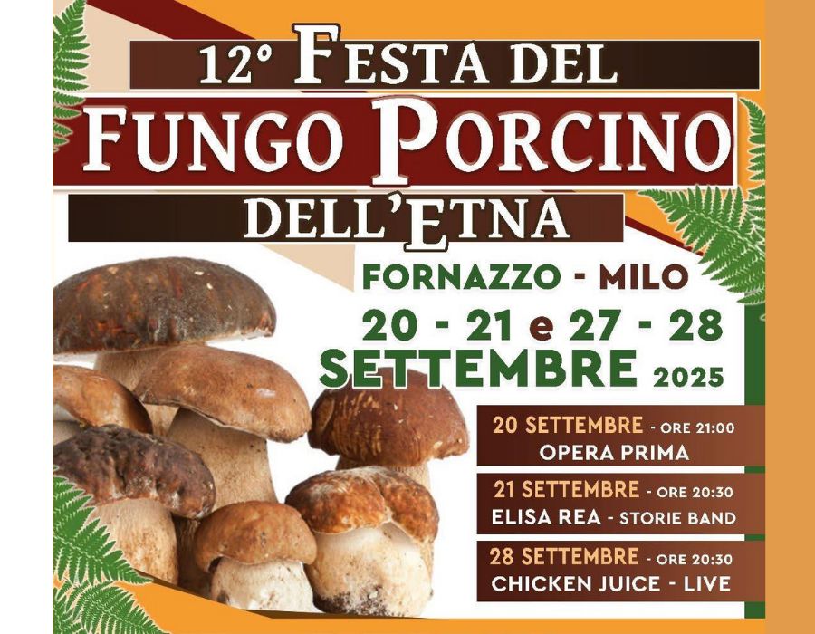 12ª Festa del Fungo Porcino dell’Etna